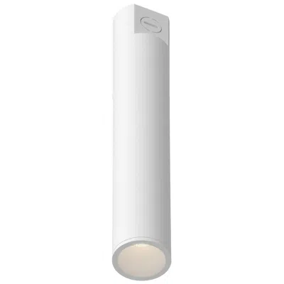 Kuzco Lorna 13-in (2-in Dia.) White Led Concrete Ceiling Mount