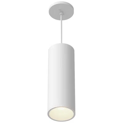 Kuzco Lorna 13-in (4-in Dia.) 36 Degree Optic White Led Pendant