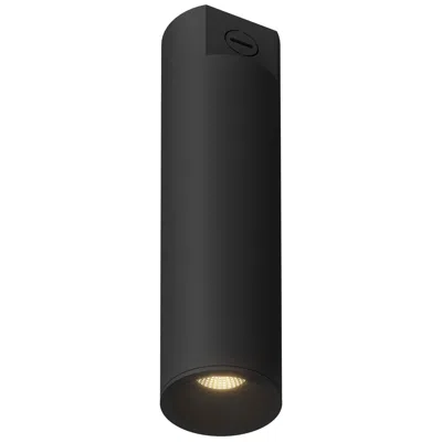 Kuzco Lorna 14-in (3-in Dia.) Black Led Concrete Ceiling Mount