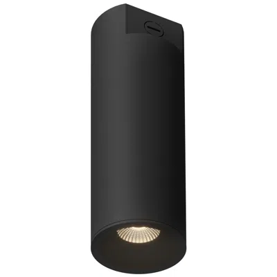Kuzco Lorna 15-in (4-in Dia.) Black Led Concrete Ceiling Mount