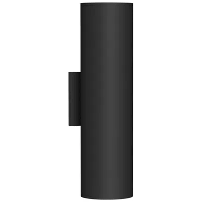 Kuzco Lorna 16-in (4-in Dia.) 36 Degree Optic Black Led Wall Sconce