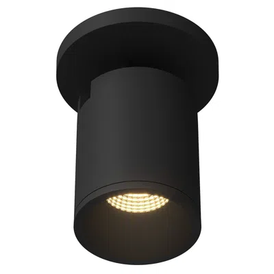Kuzco Lorna 6-in (3-in Dia.) Black Led Adjustable Ceiling Mount