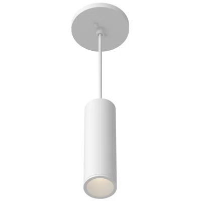 Kuzco Lorna 8-in (2-in Dia.) 36 Degree Optic White Led Pendant