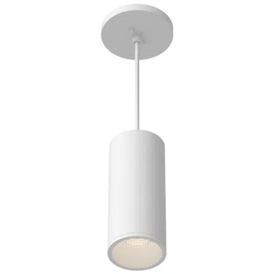 Kuzco Lorna 8-in (3-in Dia.) 36 Degree Optic White Led Pendant