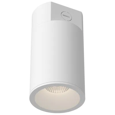 Kuzco Lorna 8-in (4-in Dia.) White Led Concrete Ceiling Mount