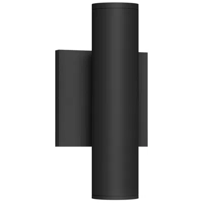 Kuzco Lorna 9-in (2-in Dia.) 36 Degree Optic Black Led Wall Sconce