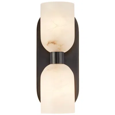Kuzco Lucian 11 1/2" High Urban Bronze 2-light Wall Sconce