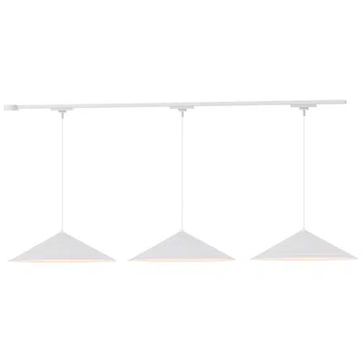Kuzco Luiz 3 Light White Dimmable 4000k Led Trilo Track Ceiling Kit