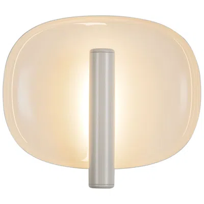 Kuzco Lustre 9-in Pearl White Dimmable Led Wall Sconce