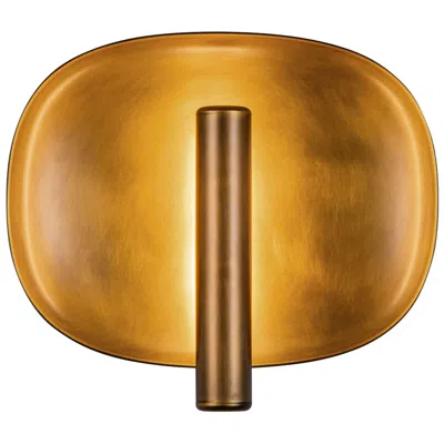Kuzco Lustre 9-in Vintage Brass Dimmable Led Wall Sconce