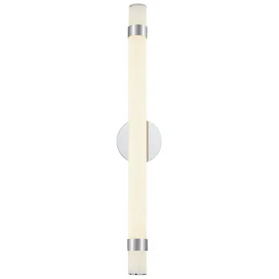 Kuzco Madison 30" High Polish Nickel Led Wall Sconce