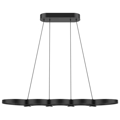 Kuzco Maestro Led 38-in Black Linear Pendant