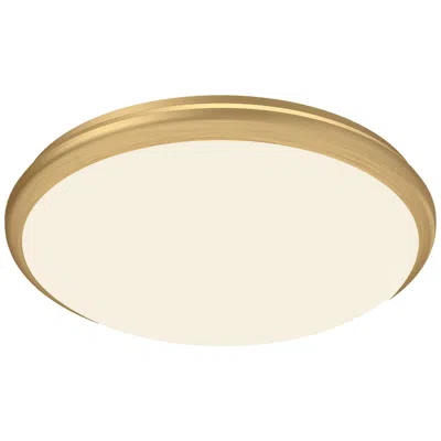 Kuzco Malta Led 15-in Brushed Gold Flush Mount