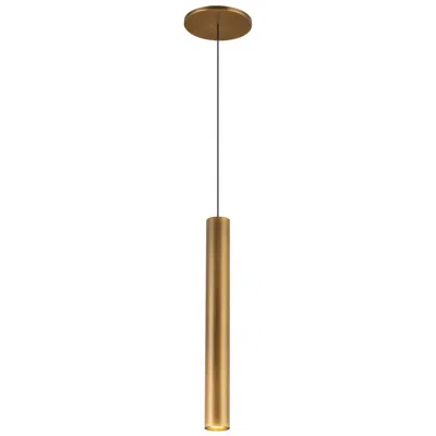 Kuzco Mason Led 14-in Vintage Brass Pendant