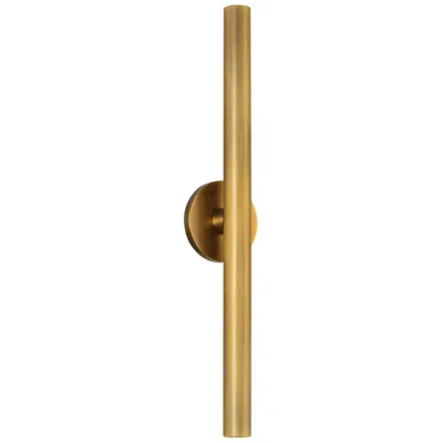 Kuzco Mason Led 24-in Vintage Brass Wall Sconce