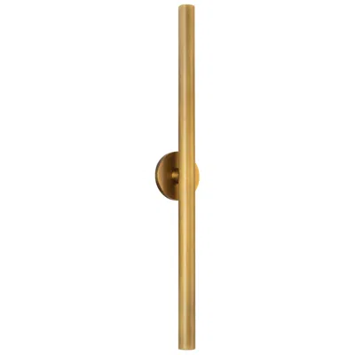 Kuzco Mason Led 32-in Vintage Brass Wall Sconce