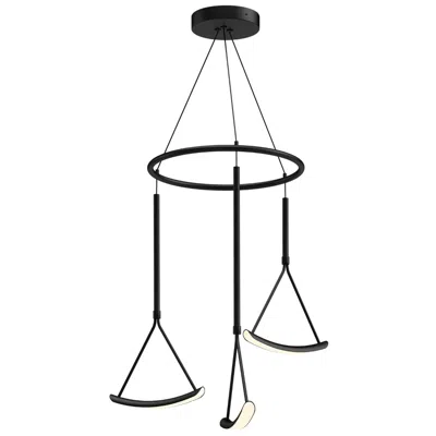 Kuzco Mobil Led 27-in Black Led Chandeliers