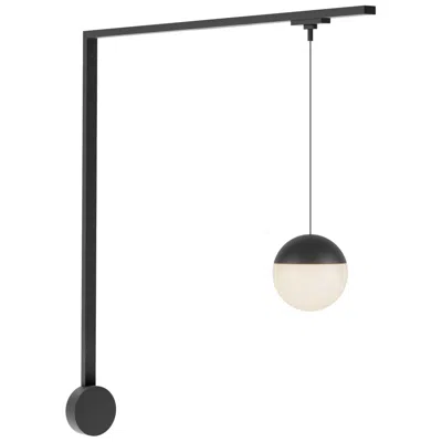 Kuzco Monae 1 Light Black Dimmable 3000k Led Trilo Track Wall Kit