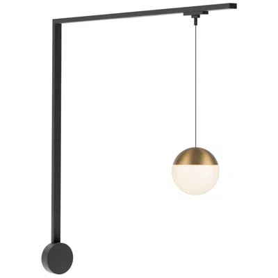 Kuzco Monae 1 Light Brushed Gold Dimmable 4000k Led Trilo Track Wall Kit