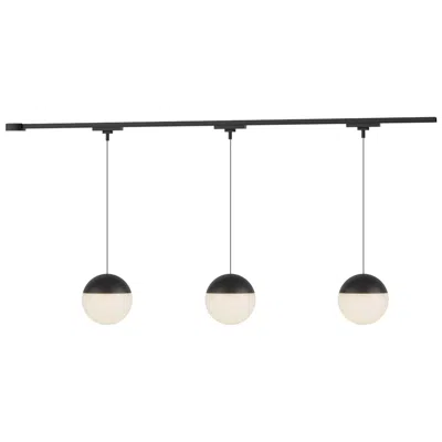 Kuzco Monae 3 Light Black Dimmable 4000k Led Trilo Track Ceiling Kit