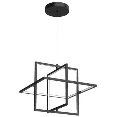 Kuzco Mondrian Led 20-in Black Pendant