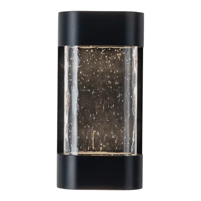 Kuzco Moondew 12-in 1 Light Black Integrated Led Outdoor Wall 21w