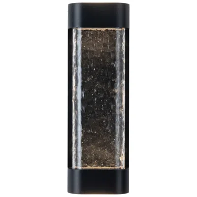 Kuzco Moondew 18-in 1 Light Black Integrated Led Outdoor Wall 25w