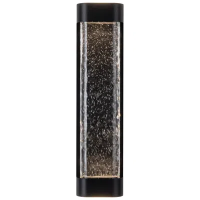 Kuzco Moondew 24-in 1 Light Black Integrated Led Outdoor Wall 31w