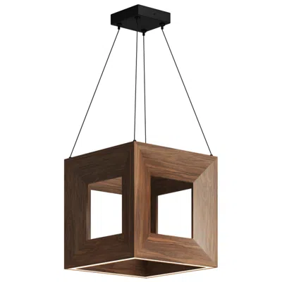 Kuzco Morina Led 12-in Walnut Pendant