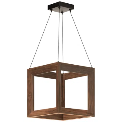 Kuzco Morina Led 12-in Walnut Pendant