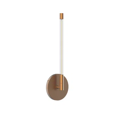 Kuzco Motif 15" High Brushed Gold Led Wall Sconce