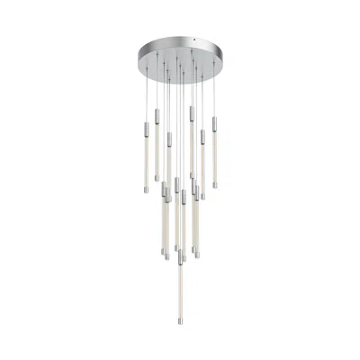 Kuzco Motif Led 13-in Chrome Multi-pendant