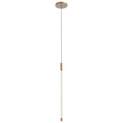 Kuzco Motif Led 21-in Brushed Gold Pendant
