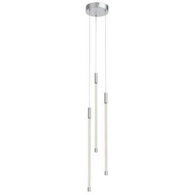 Kuzco Motif Led 21-in Chrome Multi-pendant