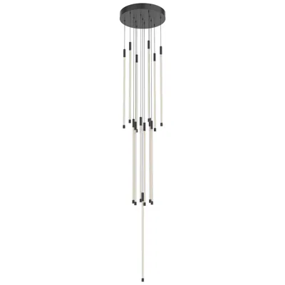 Kuzco Motif Led 27-in Black Multi-pendant