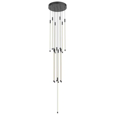 Kuzco Motif Led 27-in Black Multi-pendant