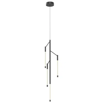 Kuzco Motif Led 38-in Black Pendant