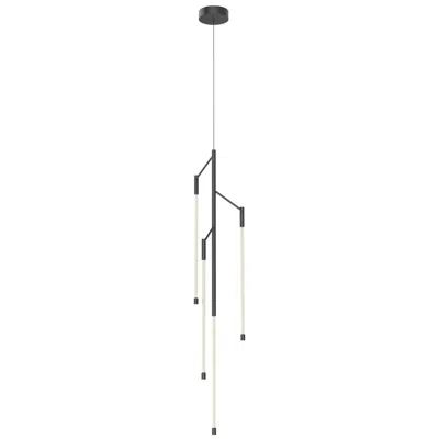 Kuzco Motif Led 46-in Black Pendant