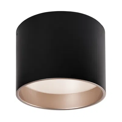 Kuzco Mousinni Led 10-in Black Flush Mount