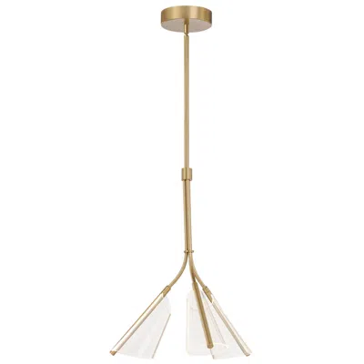 Kuzco Mulberry Led 22-in Brushed Gold/light Guide Pendant