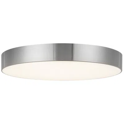Kuzco Musa 11-in Brushed Nickel Dimmable Led Flush Mount