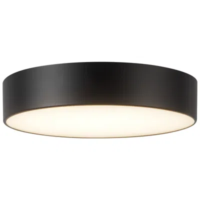 Kuzco Musa 6-in Black Dimmable Led Flush Mount