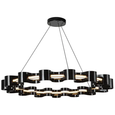 Kuzco Nami Led 35-in Gloss Black Chandelier
