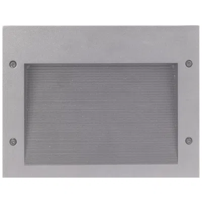 Kuzco Newport 9 3/4" Wide Gray Rectangular Led Recessed Step Light