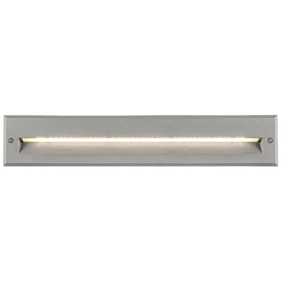 Kuzco Newport Led 20-in Gray Exterior Step/wall In Gold