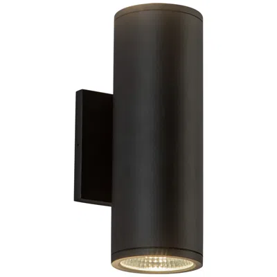 Kuzco Nordic 10-in (3-in Dia.) Black Led Exterior Wall