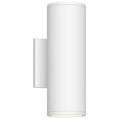 Kuzco Nordic 10-in (3-in Dia.) White Led Exterior Wall