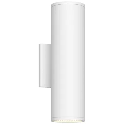 Kuzco Nordic 12-in (3-in Dia.) White Led Exterior Wall