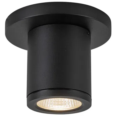 Kuzco Nordic 3-in (2-in Dia.) Black Led Exterior Ceiling