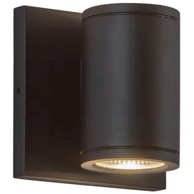 Kuzco Nordic 4-in (2-in Dia.) Black Led Exterior Wall